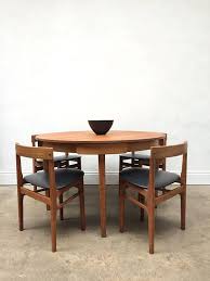 Nathan Teak Dining Table 4 Chairs Hans Olsen Frem Rojle Teak Dining Table Dining Table Dining Room Table