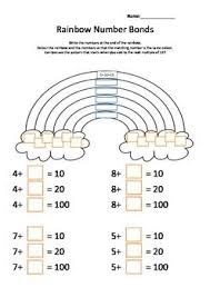 Carla Van Vliet Number Bonds Free Math Math Facts