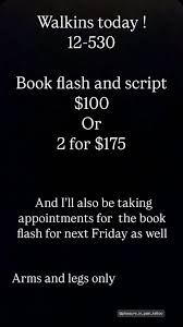 Today , Friday December 6th ! , And not available today , I’ll be offering  the bookish flash