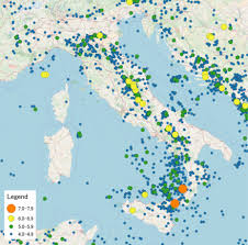 List Of Earthquakes In Italy Wikipedia
