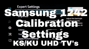 Samsung Ks Calibration Settings 1242 Firmware Update Ks7000 Ks8000 Ks9000 Youtube