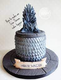 How To Make A Game Of Thrones Iron Throne Cake Topper Game Of Thrones Birthday Cake Game Of Thrones Cake Gaming Wedding Cake