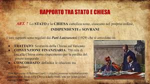 Il concordato né ha garantito la laicità dello stato né a quella laicità è stato. 3 Rapporti Stato Chiesa Patti Lateranensi E Articoli Youtube
