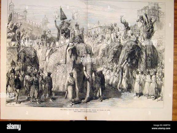 Prince wales india tour hi-res stock photography and images - Alamy