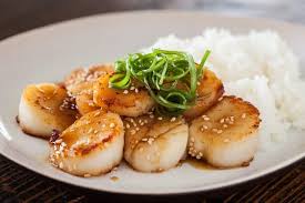 They are seared in miso butter and then you make a luscious and easy pan sauce at the end. Seriously Good Scallops Sauteed In Miso Butter Soy Sauce Seared Scallops Just One Cookbook Add Sake Mirin Red Miso In A Pot And Bring To A Simmer To Cook Off