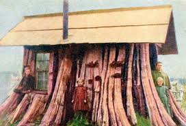 When Americans Lived In Tree Stumps