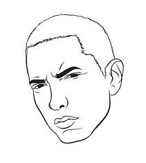 Teach your child how to identify colors and numbers and stay within the lines. Drawing 8 Eminem Drawing Drawings Eminem