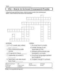 The crossword solver found 20 answers to the eastern european capital crossword clue. Free Esl Crossword Back To School Puzzle Supports English Language Learners Word Bank Provided In 2021 Esl English Language Learners Word Bank