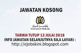 Career at pejabat setiausaha kerajaan negeri kelantan. Jawatan Kosong Di Yayasan Perak 13 Julai 2018