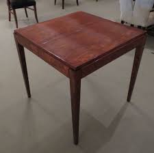 American Art Deco Card Table With A Secret Modernism Art Deco Table Deco