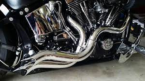Pointed Ambush Step Tuned 2 1 2 34 Racing Exhaust Pipes Softail 39 S And Customs Custom Choppers Custom Baggers Softail Custom