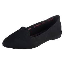 Shop over 250 top skechers flats for women from retailers such as amazon canada all in one place. Skechers Skechers Women S Cleo Sherlock Engineered Knit Loafer Skimmer Ballet Flat Black Black 11 M Us Walmart Com Walmart Com