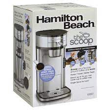 Hamilton beach scoop single serve coffee maker model 49981a (type a84)this is available on amazon affiliate link. Hamilton Beach The Scoop Single Serve Coffee Maker Shop Appliances At H E B