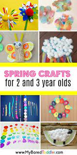Add on some googly eyes and it becomes a little character! Spring Crafts For 2 And 3 Year Olds My Bored Toddler