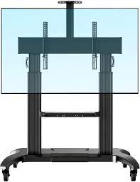 Newest modular designs of 4 brake newest modular designs of 4 brake caster wheels and 2 heavy duty poles.tv & av shelf height adjustable, cable management through pole structure. Nb North Bayou Mobile Tv Cart Heavy Duty Tv Stand With Wheels For 60 To 100 Inch Lcd Led Oled Flat Panel Plasma Tv Up To 200lbs Cf100 B Buy Online In Antigua
