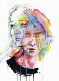 Unique Amp Non Traditional Self Portrait Ideas On Pinterest Self Portrait Art Portrait Drawing Watercolor Portraits