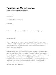 Contoh surat penawaran jasa service komputer archives gawe cv. Contoh Surat Penawaran Jasa Service Komputer Nusagates