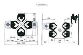 cuisine ou salle a manger quel espace prevoir pour une table table de restaurant salle a manger table
