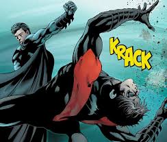 Why does Bruce hit Dick so much? I've noticed Bruce tends to physically  take out his frustration out
