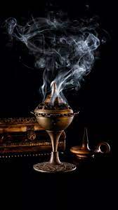 Incense Arab Smoke Art Incense Photography Circle Metal Wall Art