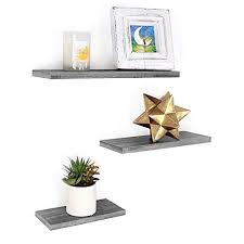 Discover floating shelves for displaying photos and small ornaments or as a quick storage solution. Small Floating Shelves For Bedroom Rustic Grey Floating Shelf Set For Living Room Bathroom Kitchen Farmhouse Gray Pricepulse