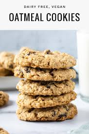 Beat in the almond flour, oat fiber, baking powder, cinnamon, sea salt, and xanthan gum if using, until well combined. The Best Vegan Oatmeal Cookies Recipe Simply Whisked