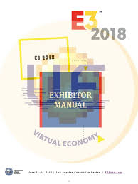 Save documents, spreadsheets, and presentations online, in onedrive. E3 2018 Exhibitor Manual Video Games Leisure
