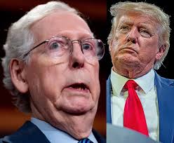 BREAKING: Republican Senator Mitch McConnell unleashes a scathing takedown  of Donald Trump and warns that we are in the "most dangerous period since  before World War II" thanks to his tariffs and