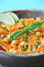 Sweet Potato Noodle Salad With Sriracha Lime Peanut Sauce Recipe Sweet Potato Noodle Salad Sweet Potato Noodles Salad With Sweet Potato
