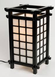 Details Zu Japanische Lampe Ido Schwarz Holz Mit Japanpapier Tischlampe Tischleuchte Lampen Japanisches Schlafzimmer