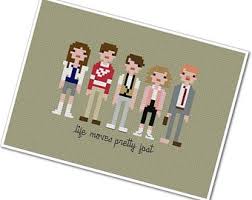 Patterns are popping up everywhere! Pixel People Patterns