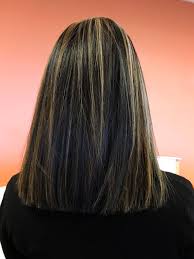Black Hair With Blonde Highlights Bluntcut Blackhairwithhighlights Black Hair With Blonde Highlights Black Hair With Highlights Hair