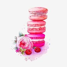 Susse Rosa Macarons Dessert Aquarellkunst Dessert Png Dessert Von Macaron Png Und Psd Datei Zum Kostenlosen Download Macaroon Wallpaper Pink Macarons Pink Watercolor Flower