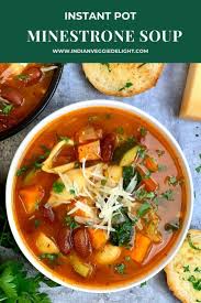 Minestrone Soup Instant Pot Stove Top Recipe Veggie Delight Indian Food Recipes Cooking Recipes