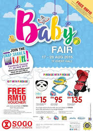 17 28 Aug 2016 Sogo Kl Baby Fair Baby Fair Event Hall Baby