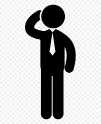 Thinking person clip art at clker com vector clip art online 2017/03/13 stick figure Standing Businessman Thinking With Stick Figure With Tie Hd Png Download Vhv