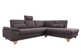 Dfm Ecksofa Aspen In Gepragter Microfaser Deluxe Anthrazit