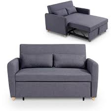 On ne jurait que par lui. Kaya Canape 2 Places Convertible Scandinave En Tissu Gris Fonce Kaya Gri Dark