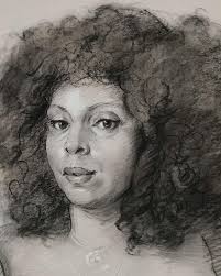 Today's demo of the incomparable Crystal Durant for @aslnyc Into to  Portrait Drawing. Thanks @djcrystalclear @crystalthemuse #drawing  #portraitdrawing #charcoaldrawing #figurativeart #figurative_drawing  #portraiture #aslnyc #aslhistory #onlinedrawing ...