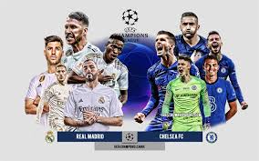 Real madrid champions league wallpaper. Download Wallpapers Real Madrid Vs Chelsea Fc Semifinal 2021 Uefa Champions League Preview Promotional Materials Football Players Champions League Football Match Real Madrid Chelsea Fc For Desktop Free Pictures For Desktop Free