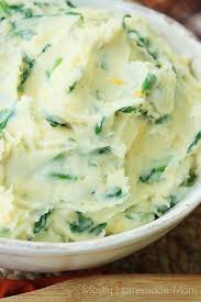Cheddar Spinach Mashed Potatoes Mostly Homemade Mom Recipe Spinach And Potato Recipes Potatoes Fresh Spinach Recipes