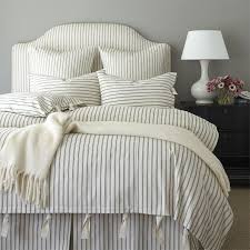 Water resistant bed ticking fabric anti bacteria mattress covers. Ticking Stripe Duvet Navy Ballard Designs Stripe Bedding Ticking Stripe Bedding Bedroom Vintage