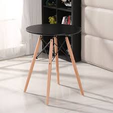 It was written for the round table conference on congolese independence held in brussels, belgium in 1960 which gave the song its name. Table Salle A Manger Pour 2 4 Personnes Look Scandinave Cuisine Ronde Noir Pieds En Bois Hetre Massif O 80 Cm Mokpqji3dcvjdbz171i83348s74 50224gyxynwd