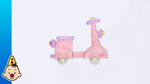 Step 1, teken een kleine cirkel als hoofd van de leeuw. Tekenles De Scooter Van Bumba Tekenen Met Bumba Youtube