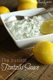 This Tzatziki Sauce Is Ridiculously Easy Seriously You Can Whip It Up In Like 2 Minutes I Love This With Grilled Vegetable Recipes Food Easy Tzatziki Recipe
