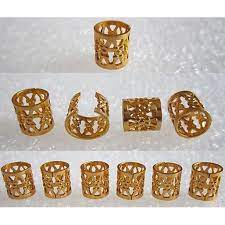 See more ideas about dreadlock hairstyles, dread hairstyles, dreads. Dread Lock Dreadlocks Braiding Beads Golden Metal Cuffs Hair Accessories Decoration Filigree Tube 8mm 8mm Diameter Siz By Magic Walmart Com Walmart Com