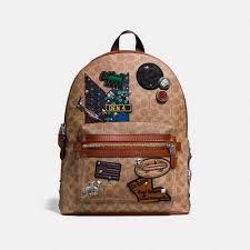 Enjoy complimentary shipping & returns! Coach Canvas X Keith Haring Academy Backpack In Signature Patchwork Lyst