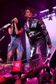 Will Smith cheers on Willow and Jaden from the crowd at Coachella 2023