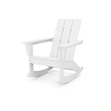 Polywood Modern Adirondack Rocking Chair In 2020 Adirondack Rocking Chair Contemporary Rocking Chair Rocking Chair