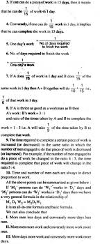 Quantitative Aptitude Time And Work Study Material Aptitude And Reasoning Study Materials Studying Math